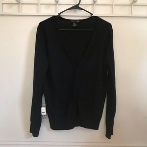 Black cardigan with buttons